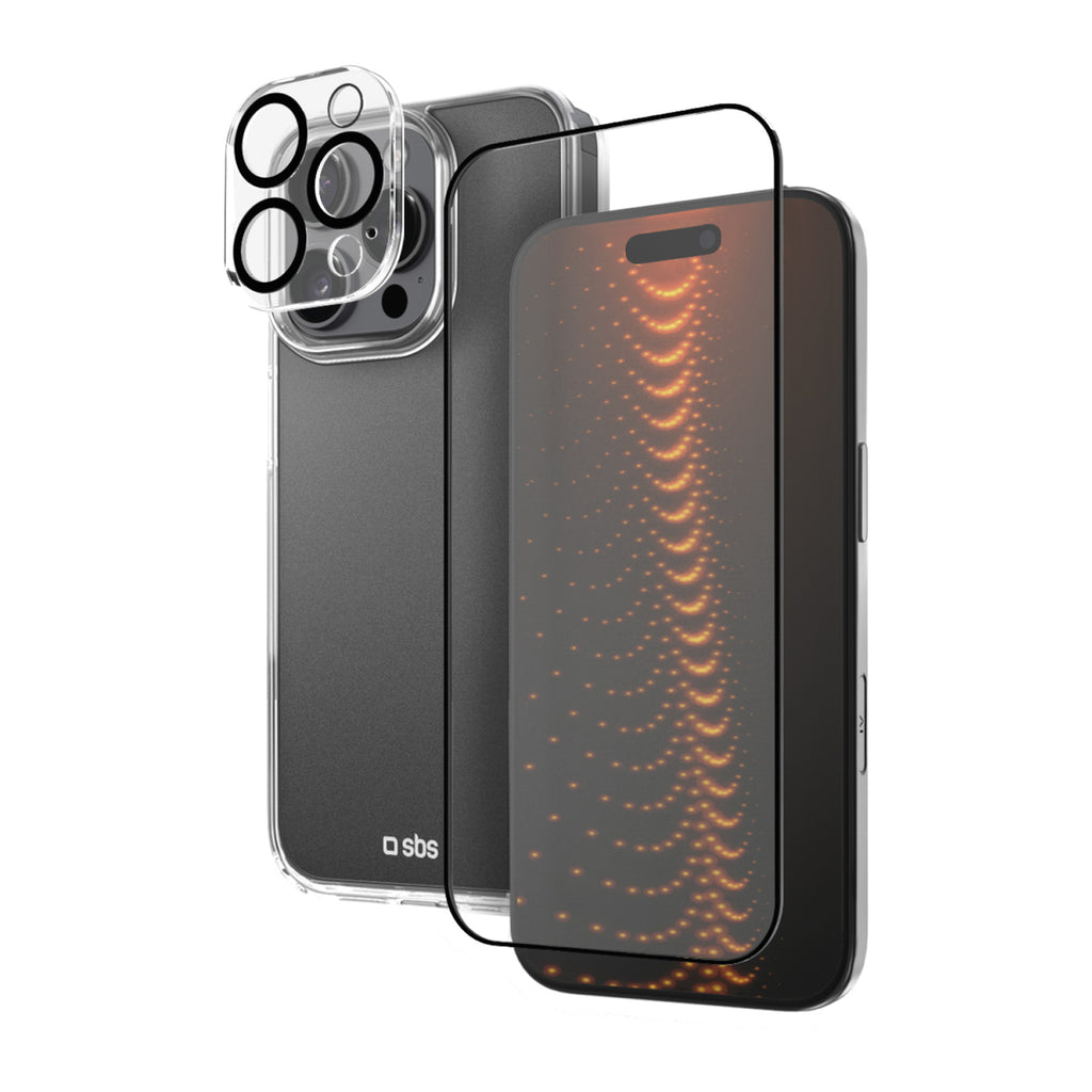 SBS D3O rinkinys iPhone 16 Pro – skaidrus -- iPhone 16 Pro