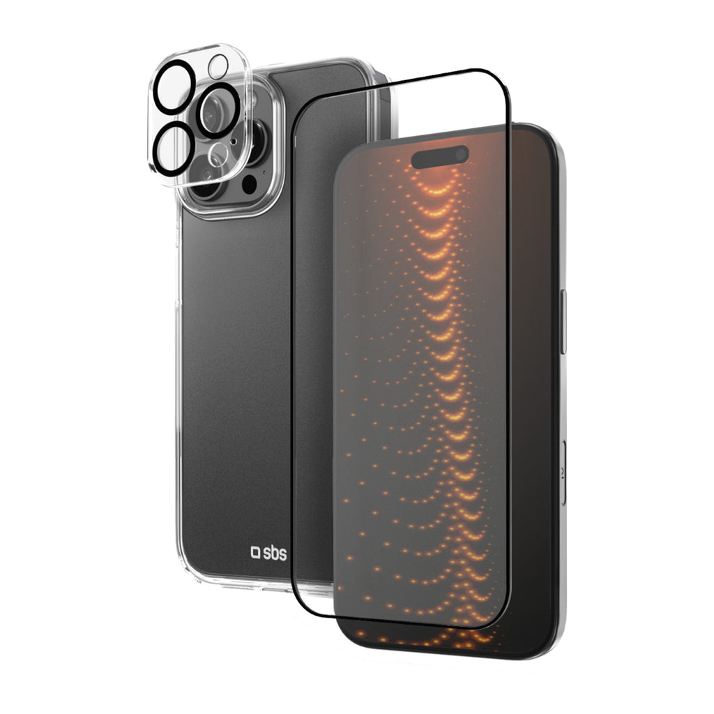 SBS D3O apsaugos rinkinys iPhone 16 Pro Max – skaidrus -- iPhone 16 Pro Max