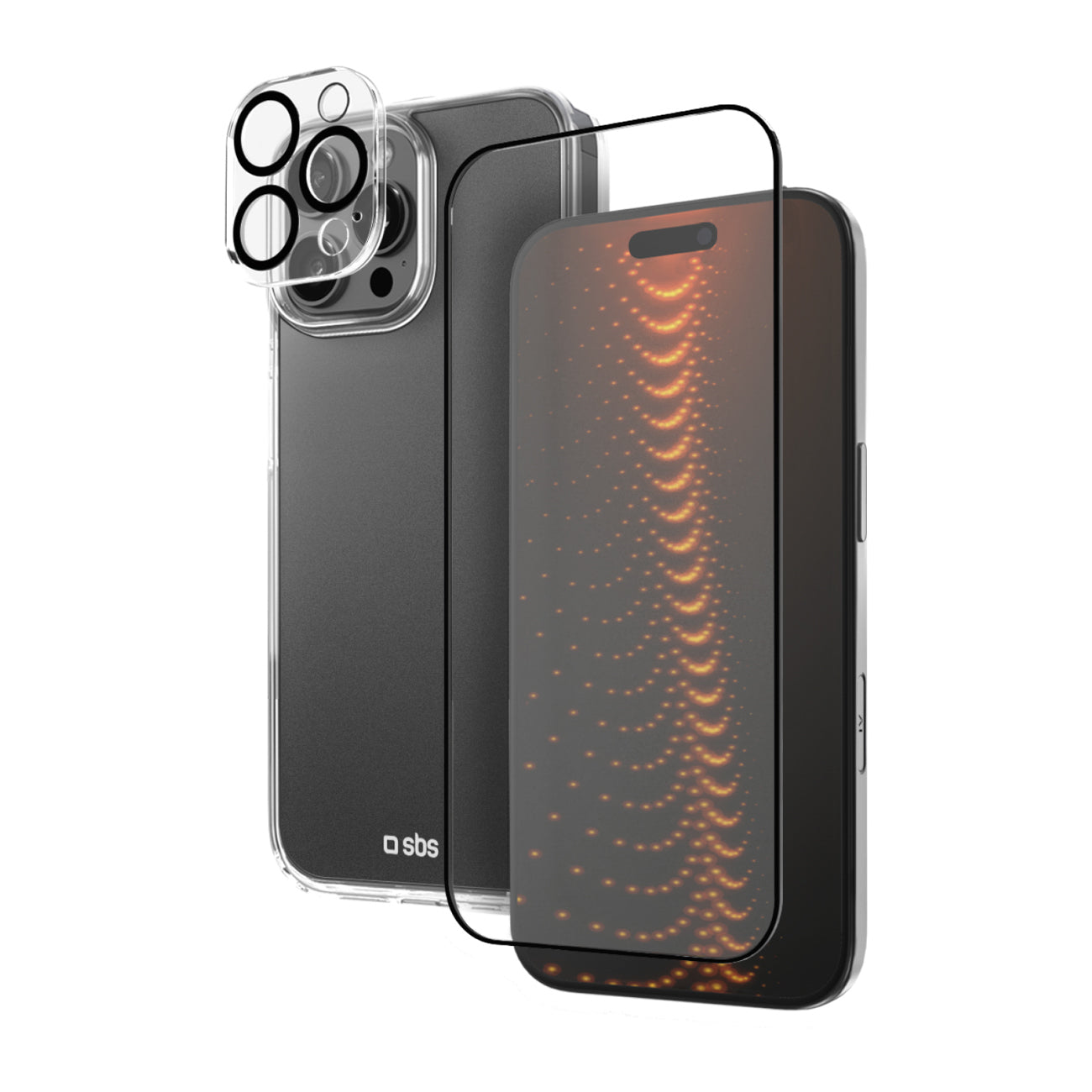 SBS D3O apsaugos rinkinys iPhone 16 Pro Max – skaidrus -- iPhone 16 Pro Max