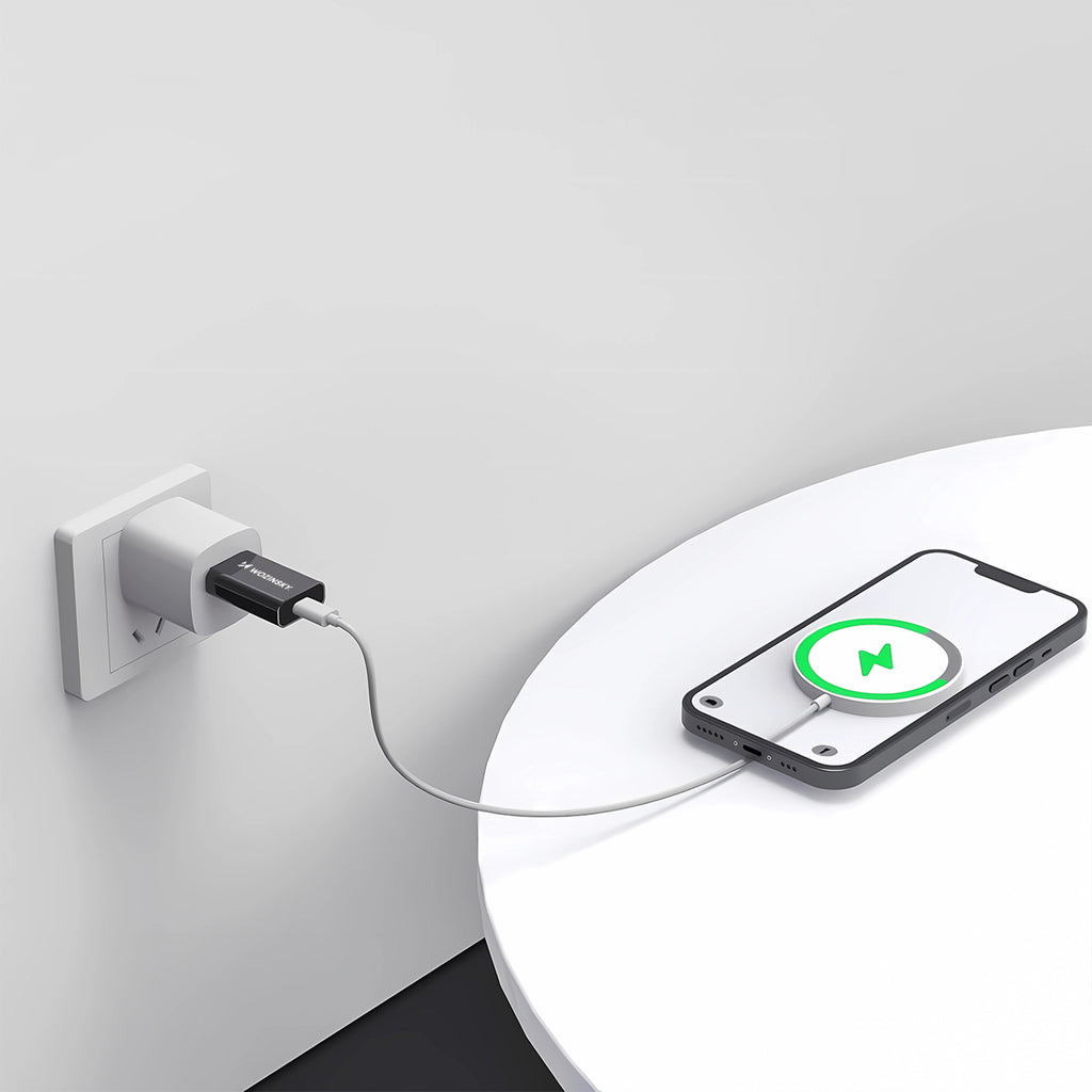 Wozinsky WAAC-01 USB-A – USB-C OTG adapteris – juodas