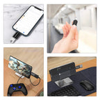 Wozinsky WALA-01 Lightning į USB-A OTG adapteris – juodas