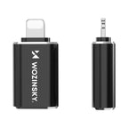 „Wozinsky WALC-01 Lightning to USB-C“ adapteris – juodas