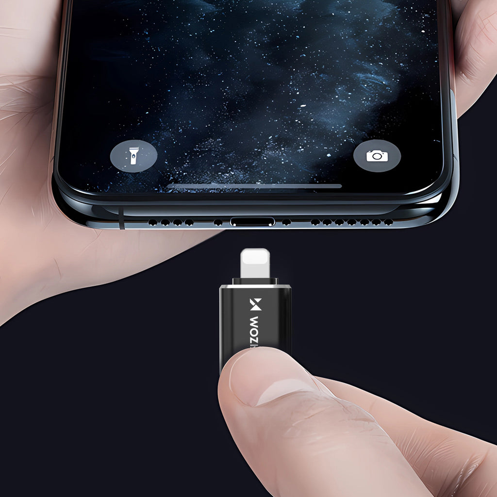„Wozinsky WALC-01 Lightning to USB-C“ adapteris – juodas