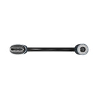 Wozinsky WACM-01 USB-C adapteris – 3,5 mm mini lizdas – juodas