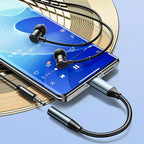 Wozinsky WACM-01 USB-C adapteris – 3,5 mm mini lizdas – juodas