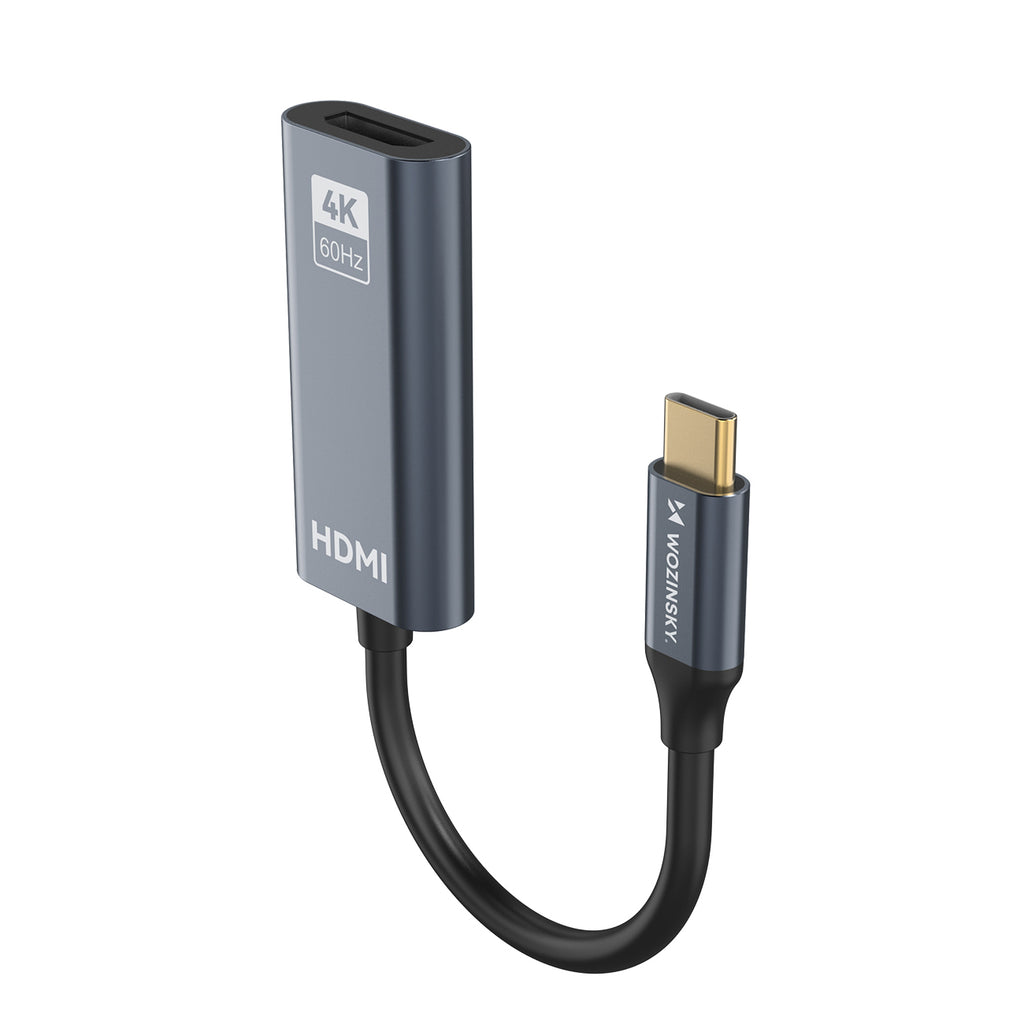 Wozinsky WACH-01 USB-C – HDMI 4K 60Hz adapteris – juodas