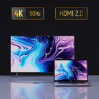 Wozinsky WACH-01 USB-C – HDMI 4K 60Hz adapteris – juodas