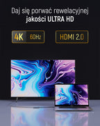 Wozinsky WACH-01 USB-C – HDMI 4K 60Hz adapteris – juodas