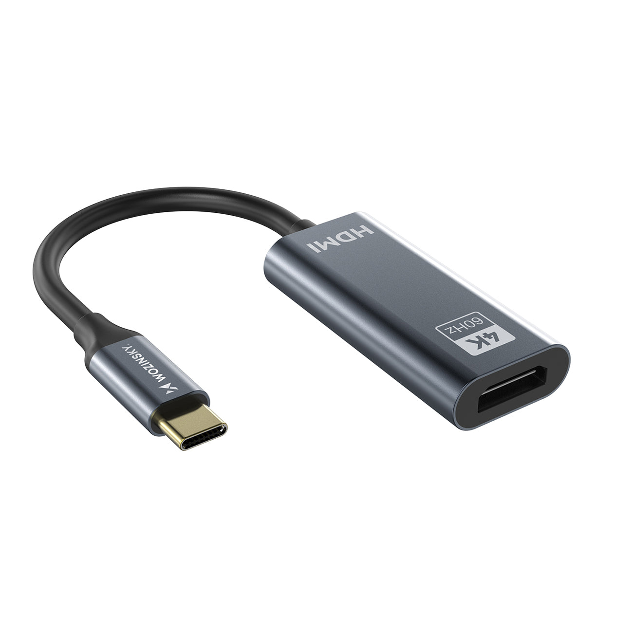 Wozinsky WACH-01 USB-C – HDMI 4K 60Hz adapteris – juodas