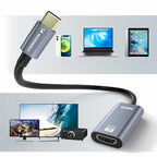 Wozinsky WACH-01 USB-C – HDMI 4K 60Hz adapteris – juodas