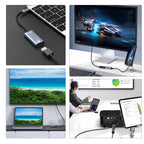 Wozinsky WACH-01 USB-C – HDMI 4K 60Hz adapteris – juodas