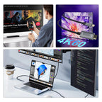 Wozinsky WCCH-01 USB-C - HDMI 4K 60Hz kabelis 1,8m - juodas -- Video Cables