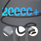 Wozinsky WCCH-01 USB-C - HDMI 4K 60Hz kabelis 1,8m - juodas -- Video Cables
