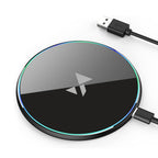 Wozinsky indukcinis įkroviklis WLI-01Y 15W Qi su USB-C laidu - juodas