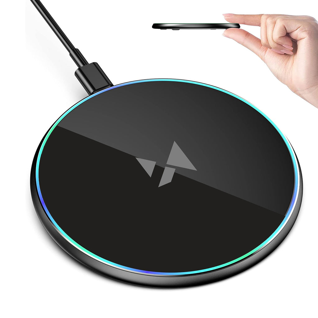 Wozinsky indukcinis įkroviklis WLI-01Y 15W Qi su USB-C laidu - juodas