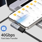 Tech-Protect Ultraboost AA01 USB-C kampinis adapteris – pilkas -- USB Adapters
