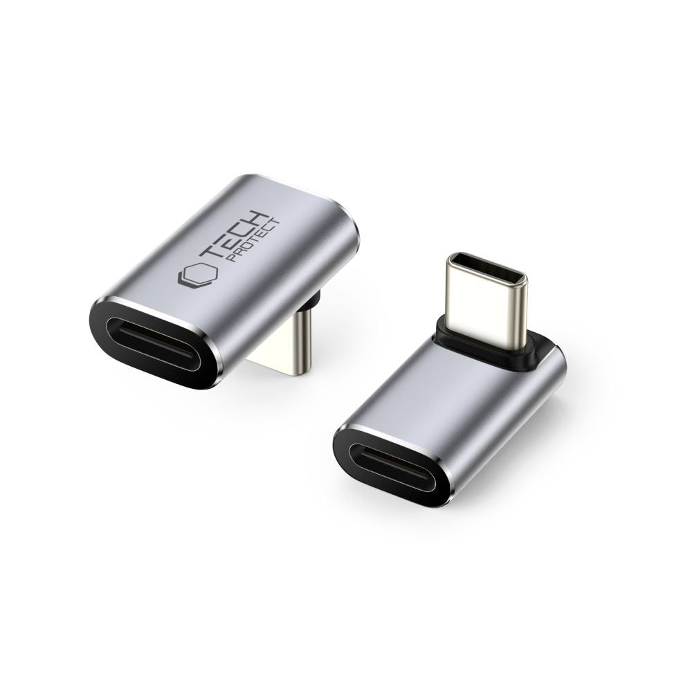 Tech-Protect Ultraboost AA02 USB-C kampinis adapteris – pilkas -- USB Adapters