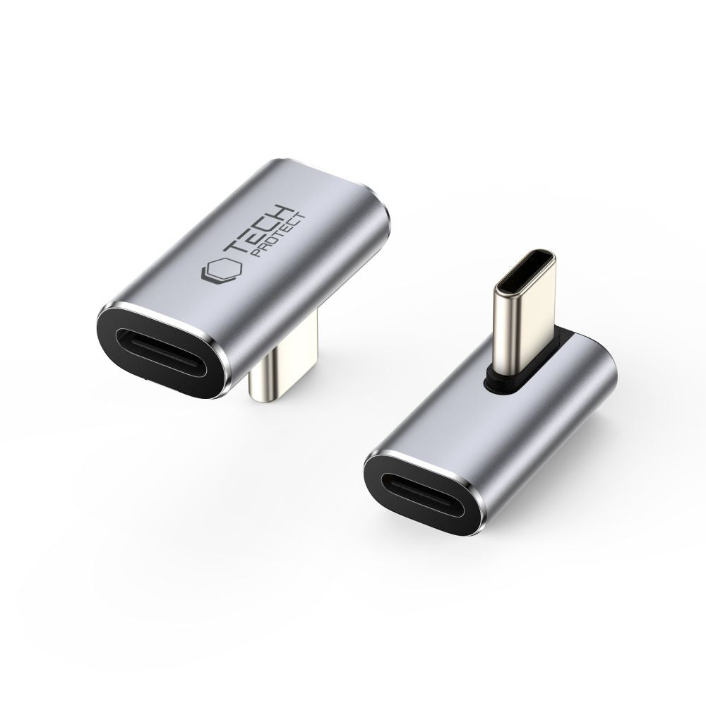 Tech-Protect Ultraboost AA03 USB-C kampinis adapteris – pilkas -- USB Adapters