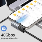 Tech-Protect Ultraboost AA03 USB-C kampinis adapteris – pilkas -- USB Adapters