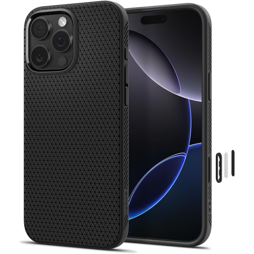 Spigen Liquid Air MagSafe dėklas iPhone 16 Pro Max – juodas