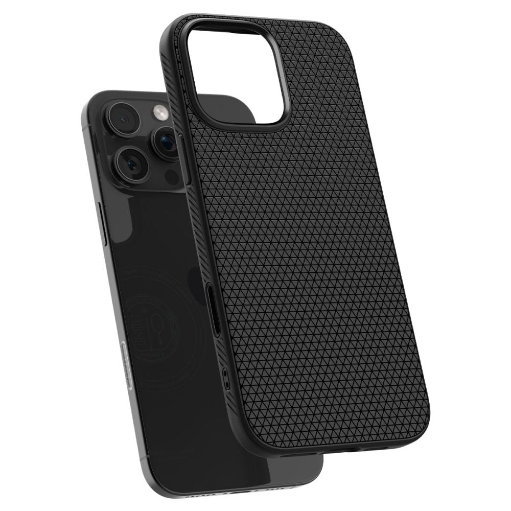 Spigen Liquid Air MagSafe dėklas iPhone 16 Pro Max – juodas