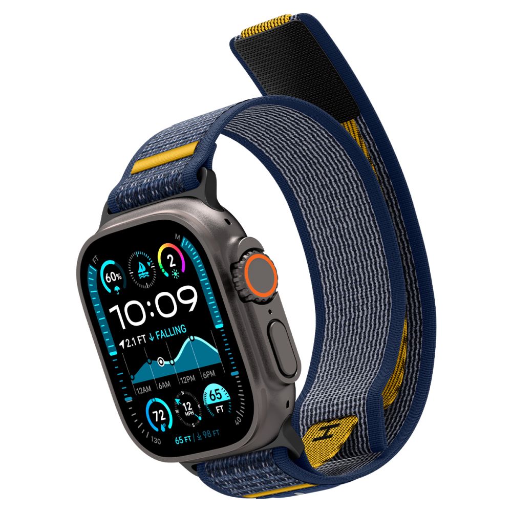 Spigen Athlex oro dirželis, skirtas Apple Watch 44/45/46/49 mm – tamsiai mėlynas