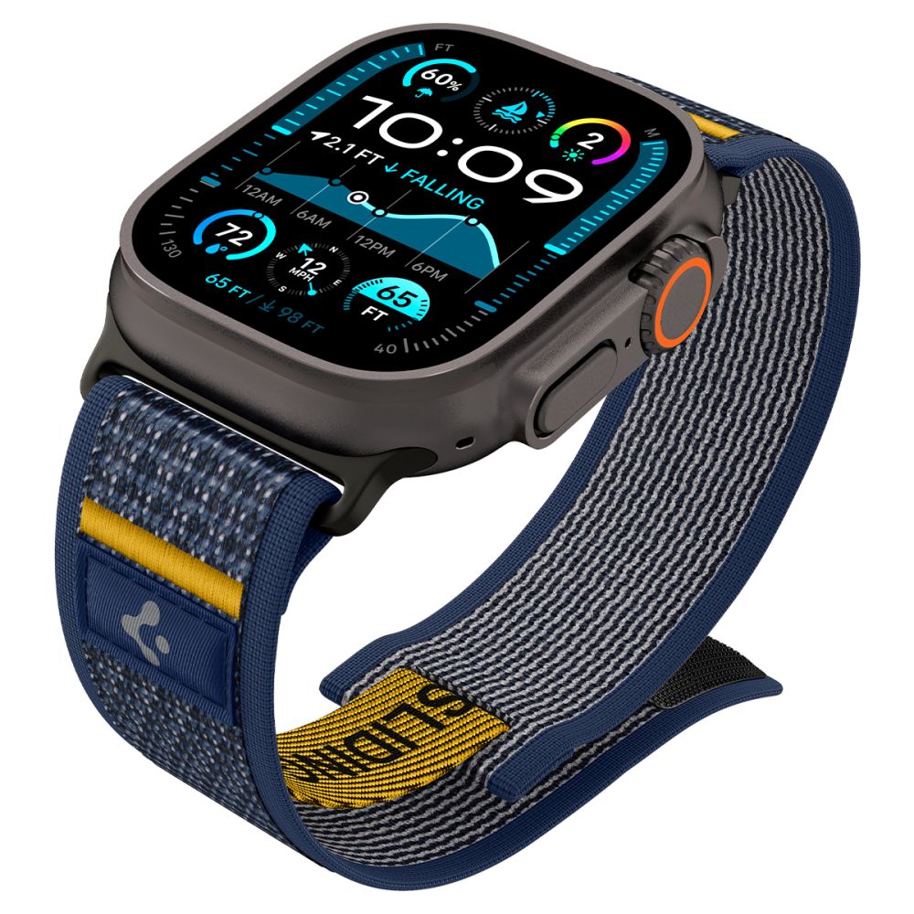 Spigen Athlex oro dirželis, skirtas Apple Watch 44/45/46/49 mm – tamsiai mėlynas