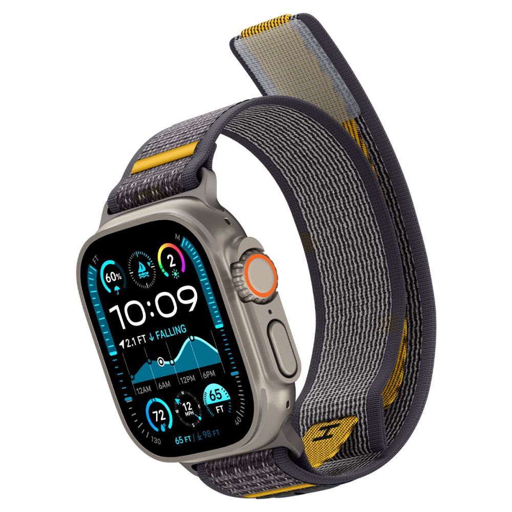 Spigen Athlex oro dirželis, skirtas Apple Watch 44/45/46/49 mm – pilka