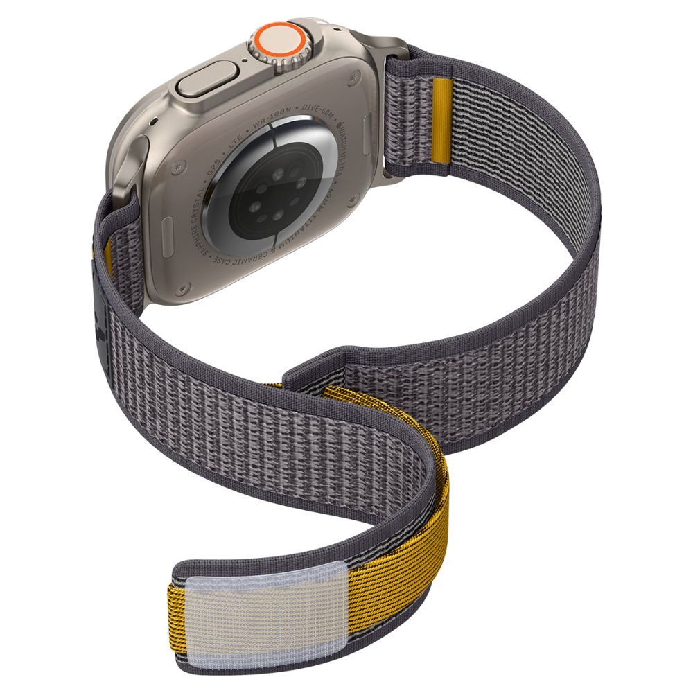 Spigen Athlex oro dirželis, skirtas Apple Watch 44/45/46/49 mm – pilka