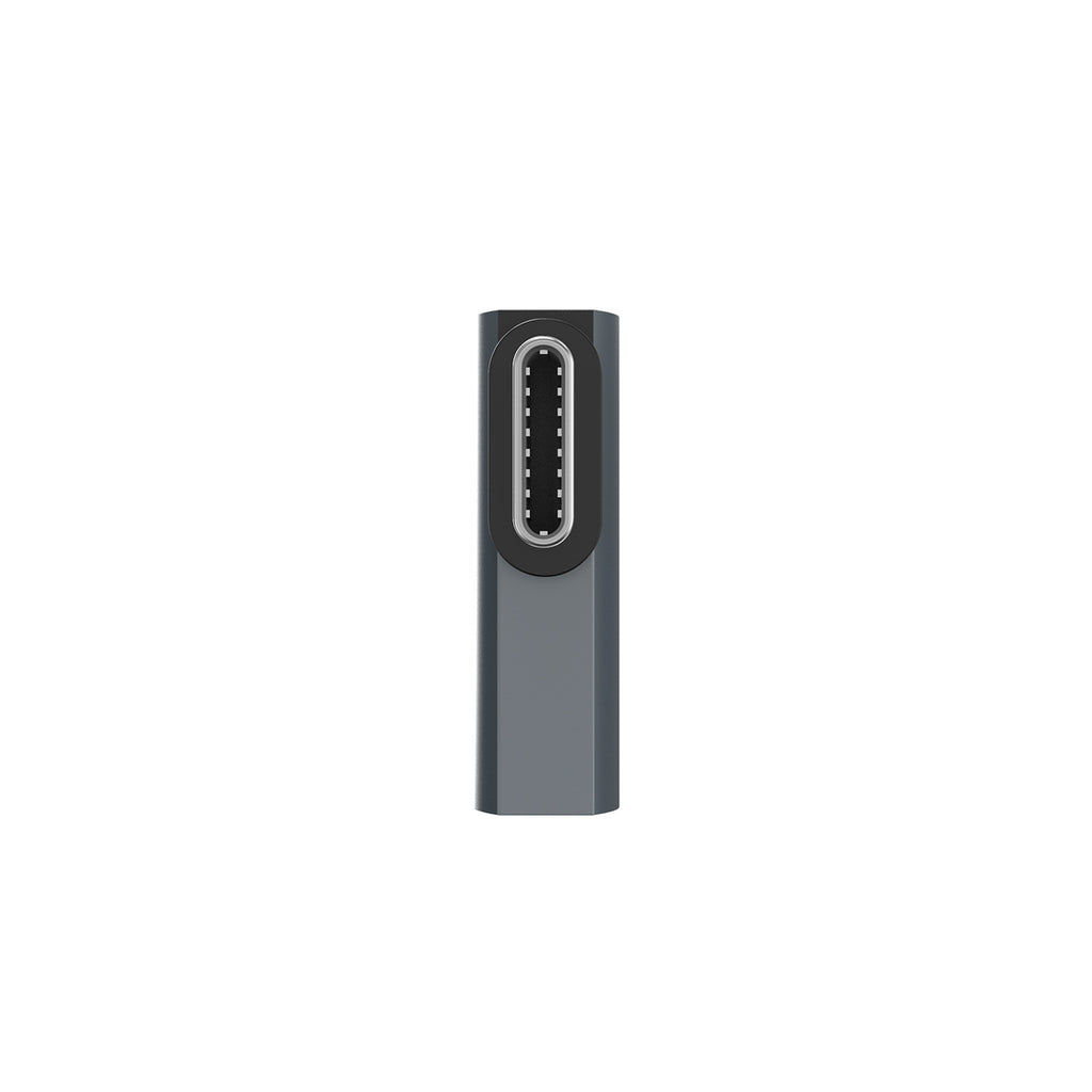 Wozinsky WPKB-01 USB-C - USB-C 40Gb/s 240W 8K OTG šoninis kampuotas adapteris - pilka -- USB Adapters