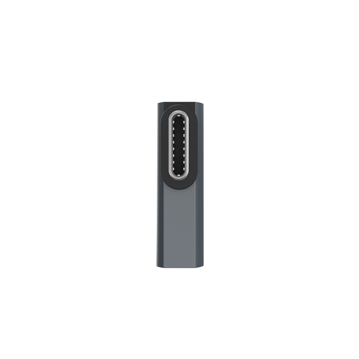 Wozinsky WPKB-01 USB-C - USB-C 40Gb/s 240W 8K OTG šoninis kampuotas adapteris - pilka -- USB Adapters
