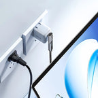 Wozinsky WPKF-01 USB-C – USB-C 40Gb/s 240W 8K OTG kampinis adapteris – pilkas