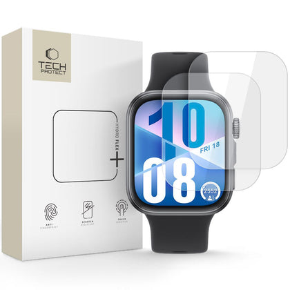 Tech-Protect Hofi Hydro Flex+ 2 pakuočių hidrogelio plėvelė, skirta Huawei Watch Fit 3 / 4 - skaidri -- Cell phone...