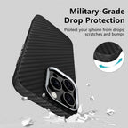 Tech-Protect Ion Carbon MagSafe dėklas Galaxy S25 Ultra – juodas -- Samsung Galaxy S25 Ultra