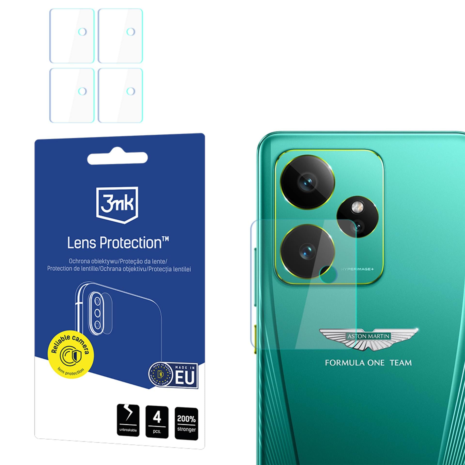 3mk objektyvo apsaugos hibridinis stiklas, skirtas fotoaparato objektyvui „Realme GT 7“. -- Realme GT 7
