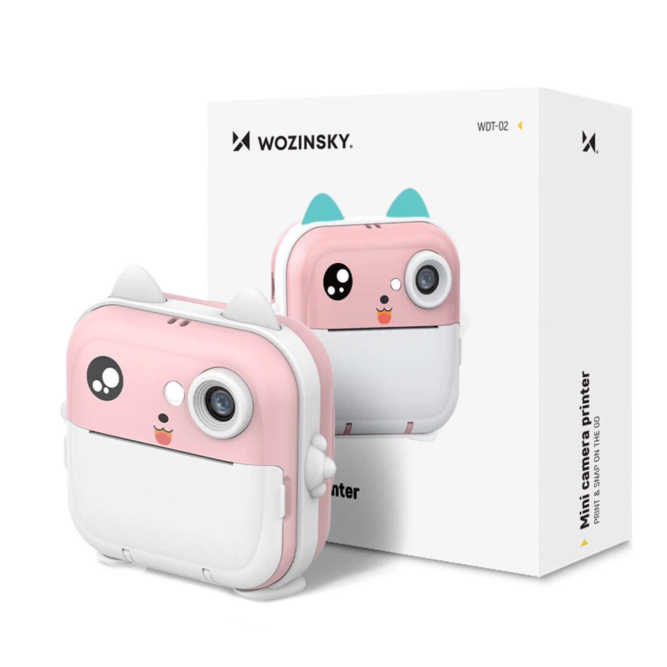 Wozinsky WDT-01 Terminis spausdintuvo fotoaparatas vaikams - Rožinė -- Uncategorized