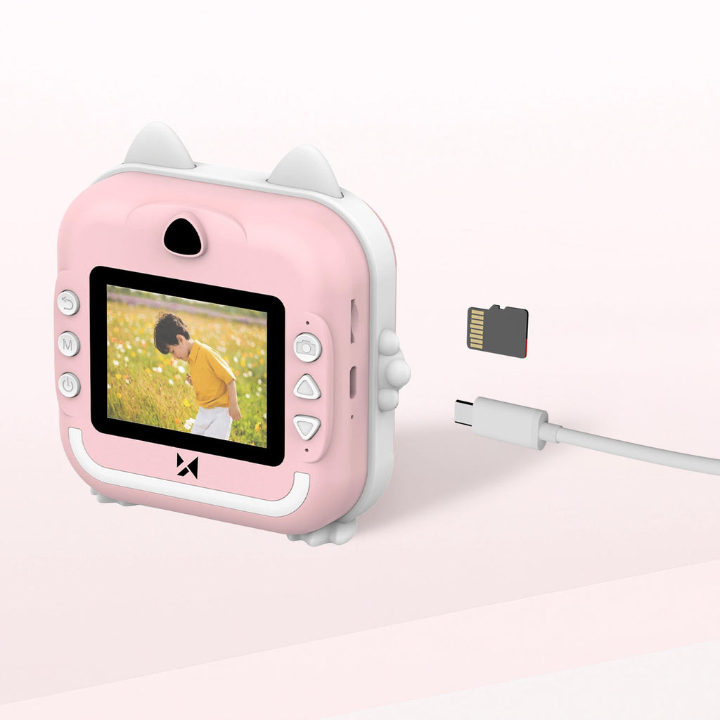 Wozinsky WDT-01 Terminis spausdintuvo fotoaparatas vaikams - Rožinė -- Uncategorized