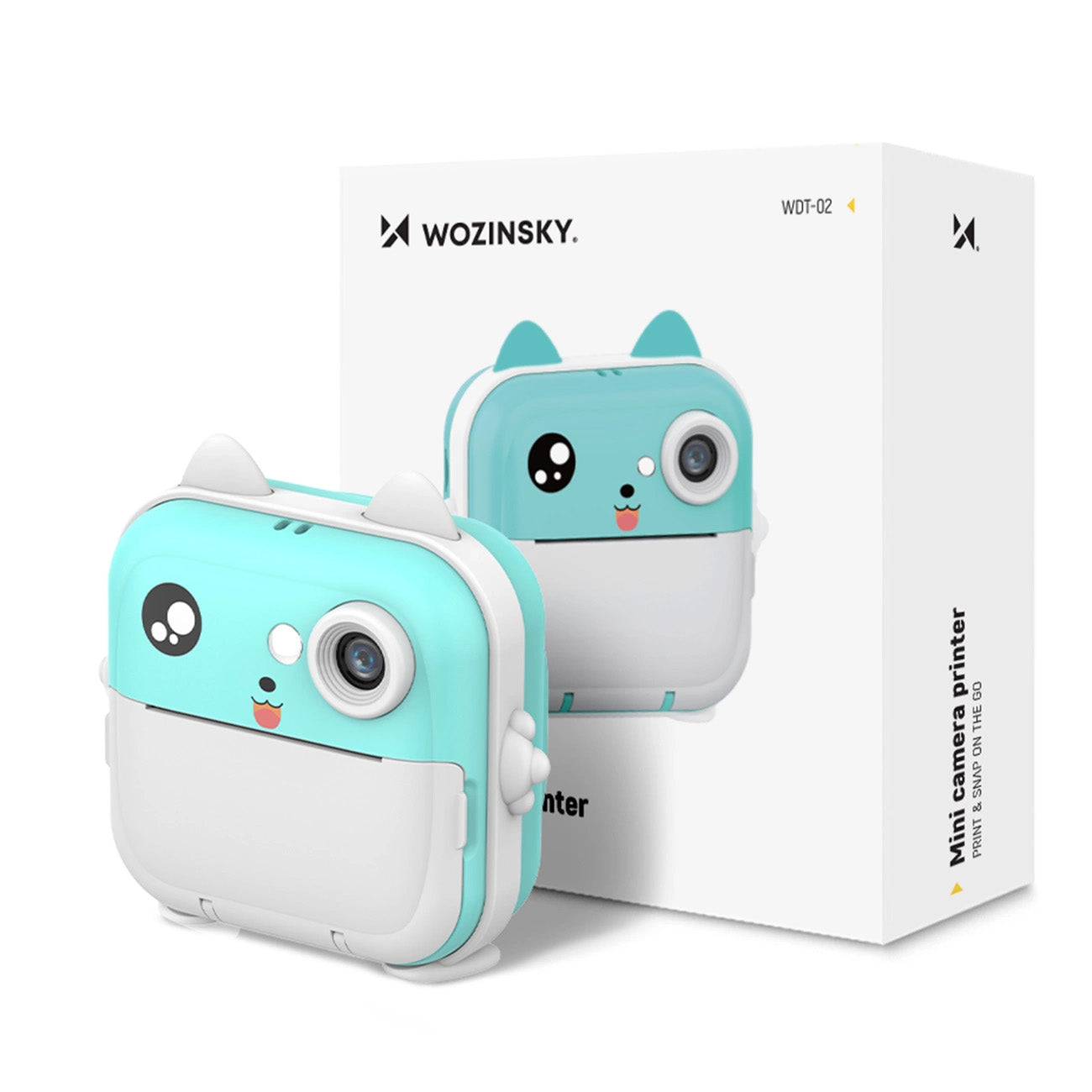Wozinsky WDT-02 Terminis spausdintuvo fotoaparatas vaikams - Mėlyna -- Uncategorized
