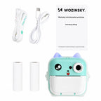 Wozinsky WDT-02 Terminis spausdintuvo fotoaparatas vaikams - Mėlyna -- Uncategorized