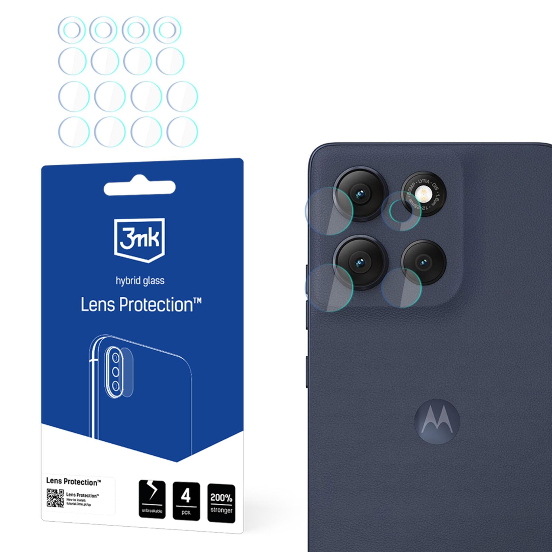 3mk objektyvo apsaugos kameros stiklas, skirtas Motorola Moto G86 / G86 Power -- Motorola Moto G86 5G