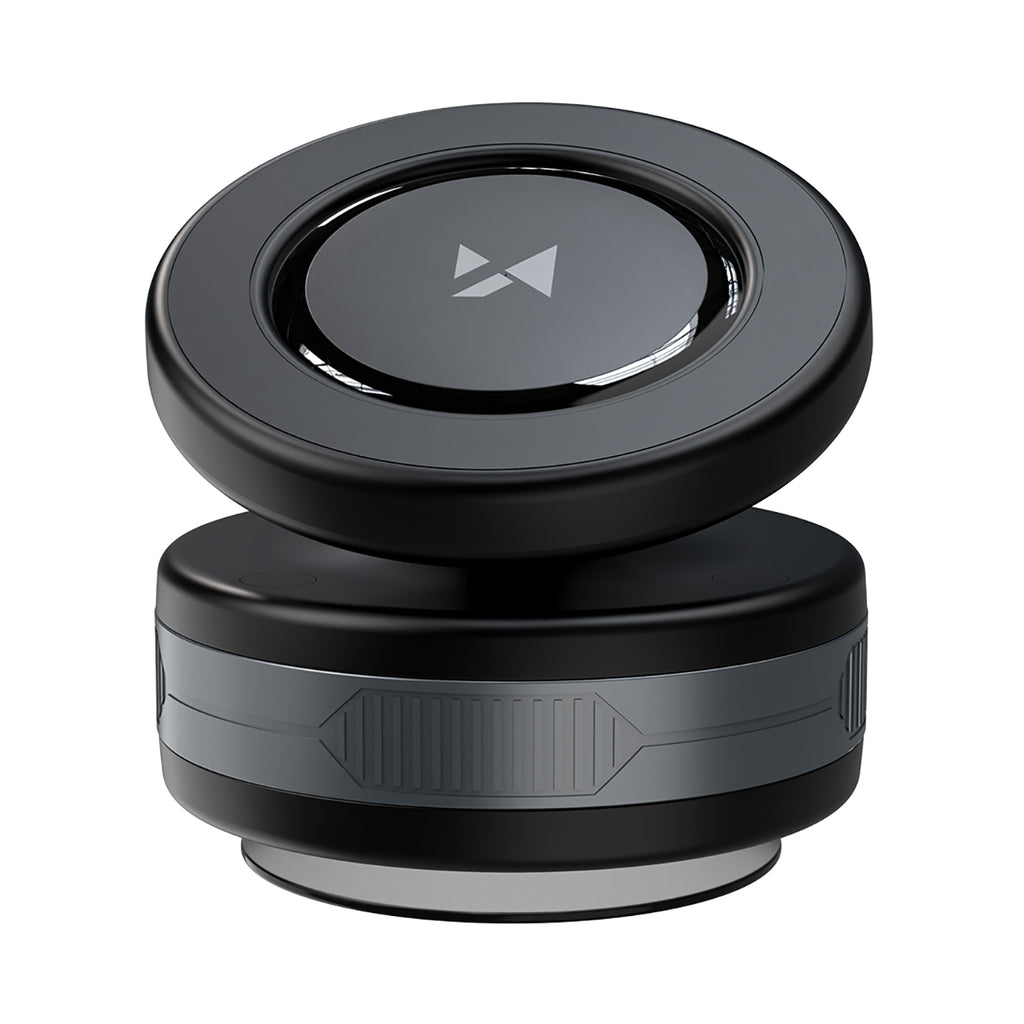Wozinsky WUSQ-01 automobilinis laikiklis su Qi įkrovikliu, suderinamas su MagSafe juodas