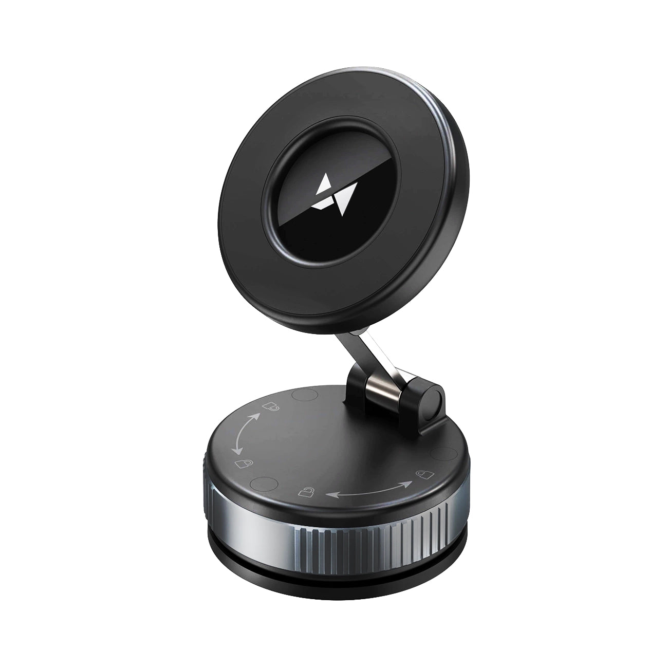 Wozinsky WUSM-01 magnetinis automobilinis laikiklis prietaisų skydeliui / priekiniam stiklui, juodas Pirmasis paveikslėlis