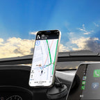 Wozinsky WUSM-01 magnetinis automobilinis laikiklis prietaisų skydeliui / priekiniam stiklui, juodas