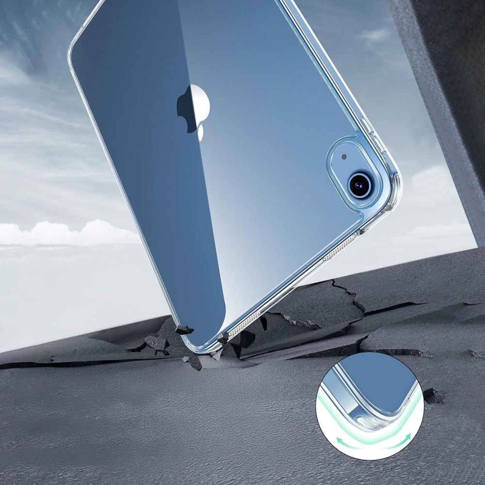 Tech-Protect FlexAir hibridinis dėklas, skirtas iPad 10.9" 10 / 2022 / 11" 11 / 2025 - skaidrus