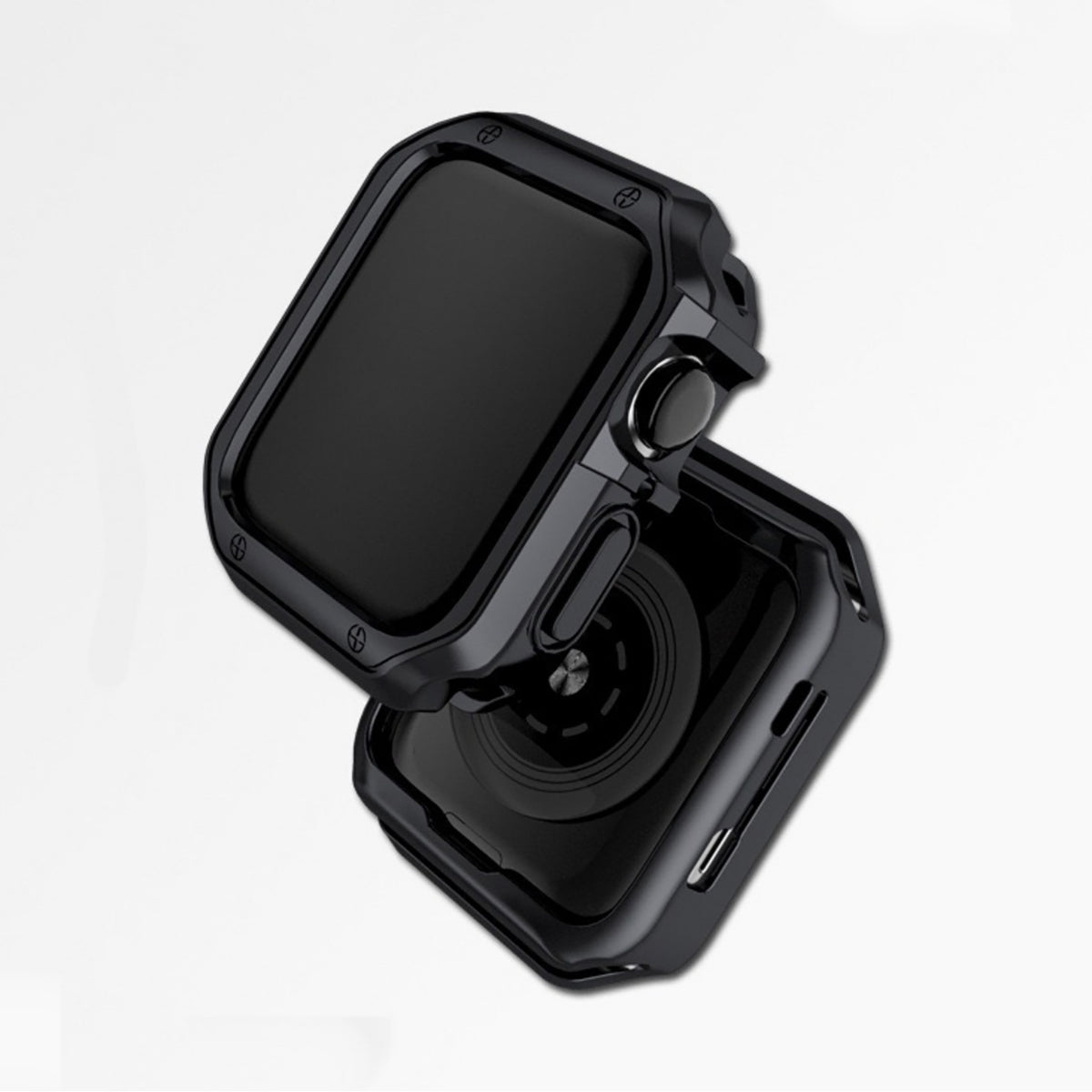 Soft Strong apsauginis dėklas Apple Watch Ultra 49 mm – juodas -- Apple Watch Ultra 1/2 (49mm)