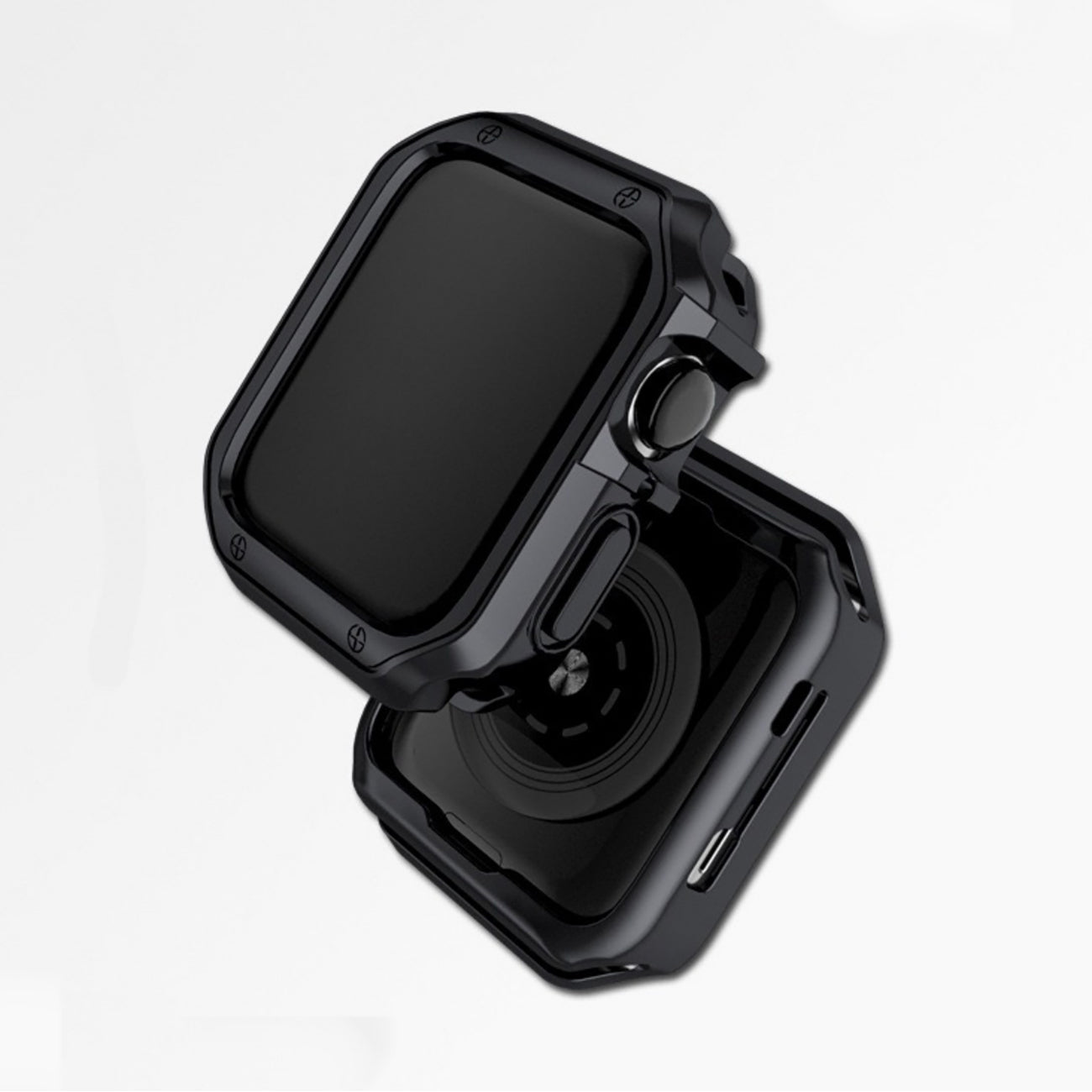 Soft Strong apsauginis dėklas Apple Watch Ultra 49 mm – juodas -- Apple Watch Ultra 1/2 (49mm)