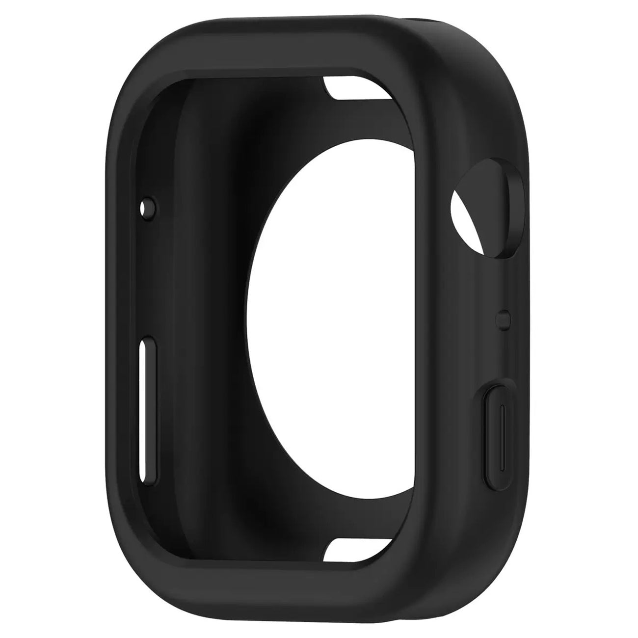 Silikoninis Apple Watch 44 mm dėklas – juodas -- Apple Watch 4 44 mm