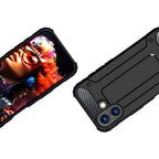 Hybrid Armor dėklas iPhone 17 – juodas -- iPhone 17
