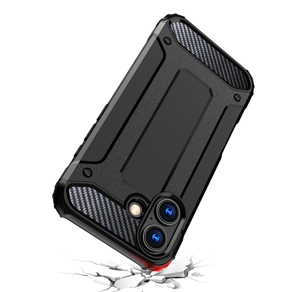 Hybrid Armor dėklas iPhone 17 – juodas -- iPhone 17
