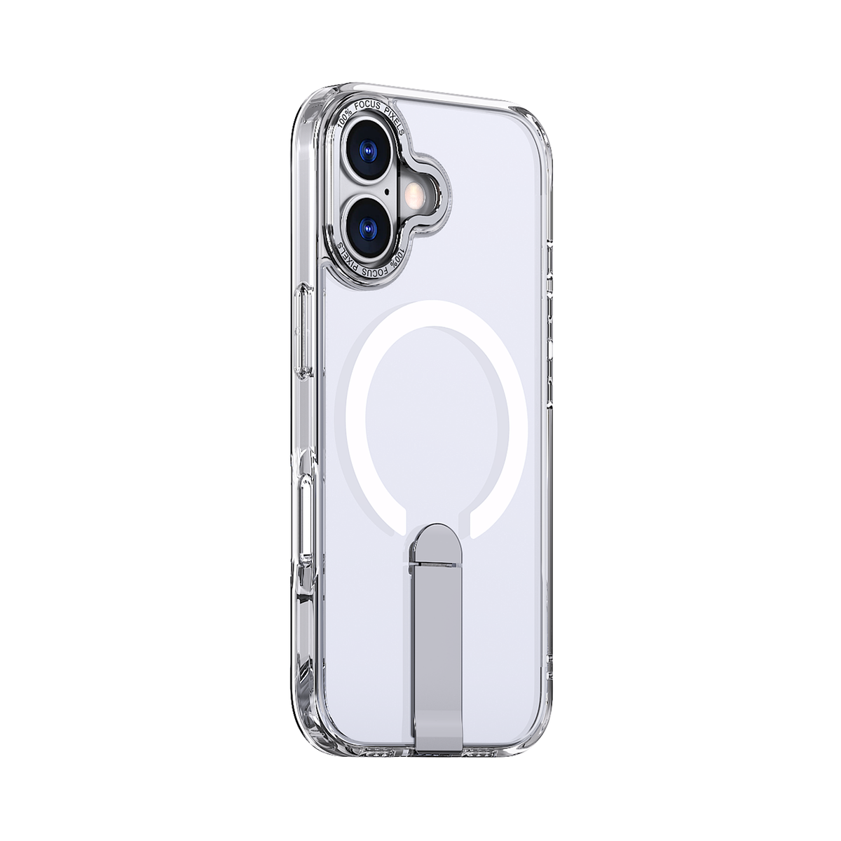 Hybrid Armor X Case iPhone 17 su stovu, suderinamas su MagSafe – skaidrus -- Cell phone cases and covers